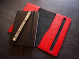3.5" x 5.5" Leather Moleskine Notebook/Sketchbook Cover (fully lined) Notebook cover - KAMEL