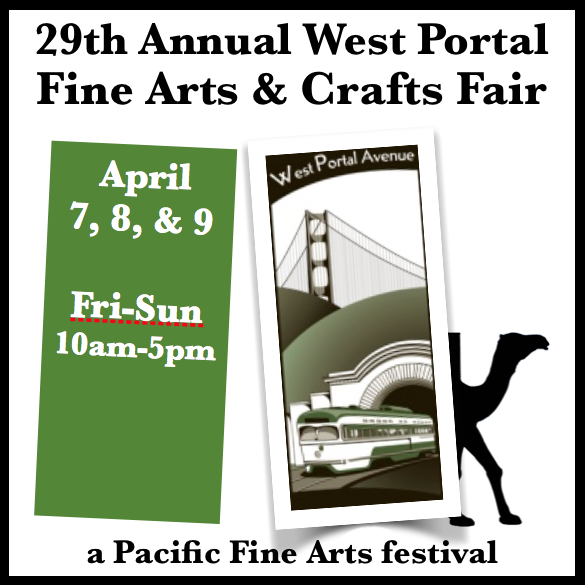 West Portal Sidewalk Fine Arts & Crafts Fair in San Francisco